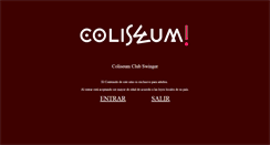 Desktop Screenshot of coliseum.com.mx